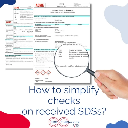 Hai ricevuto una SDS e adesso? SDS-FullService semplifica i controlli - Every SWS